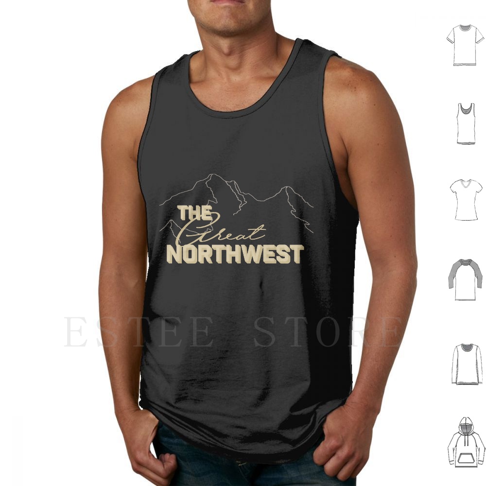 Mountain Biking Oregon - The Great Northwest Tank Tops Weste