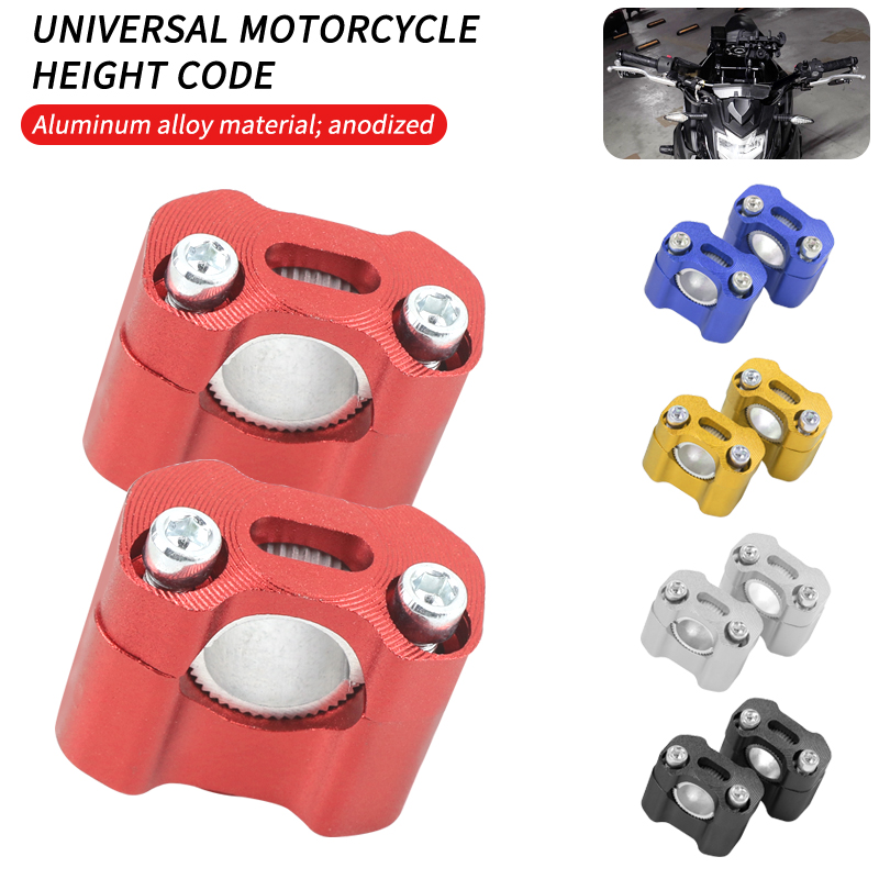 Handlebar Riser Stem - 22mm 28mm Motorrad CNC Bar Klemmen