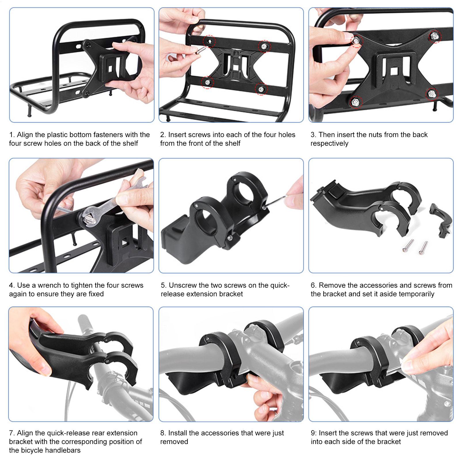 Mountain Biking Kids - Vorne Fahrrad Rack Quick Release Halter
