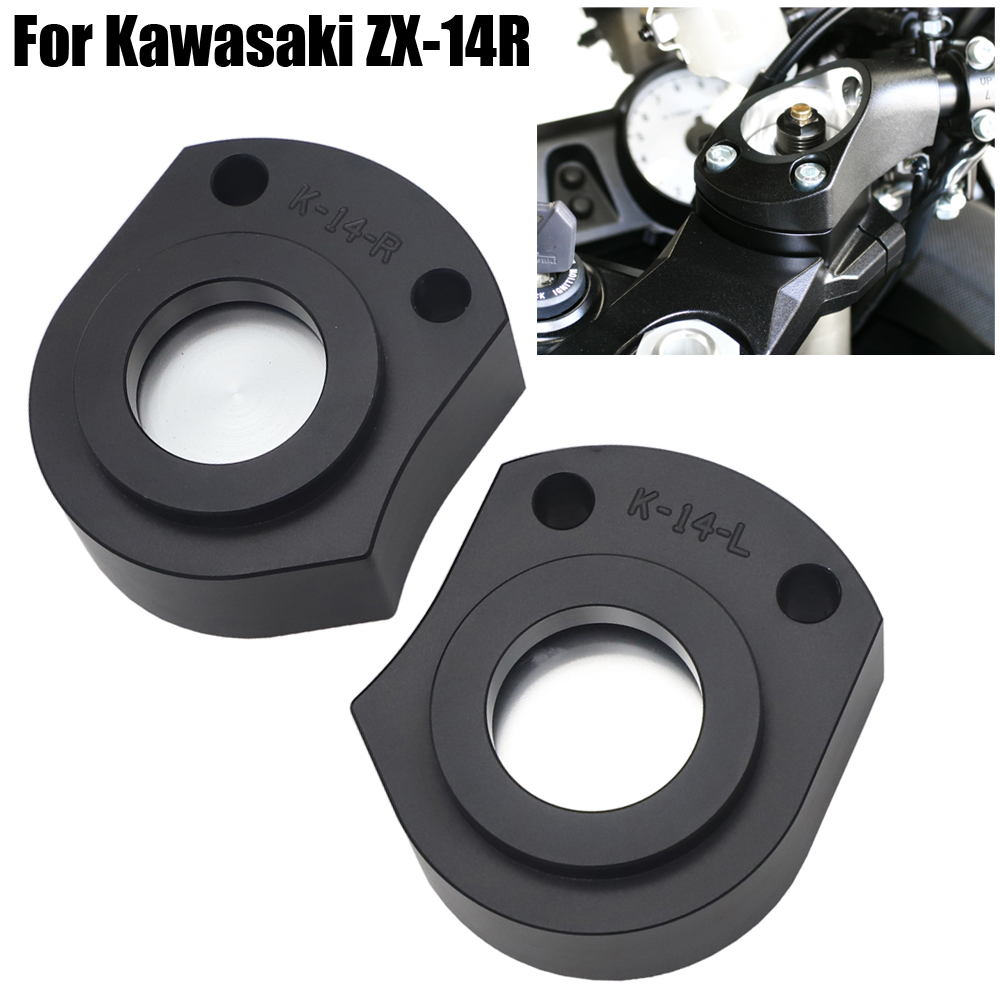 Handlebar Riser Stem - 2PCS ZX14R 2018 Motorrad Lenker Griff