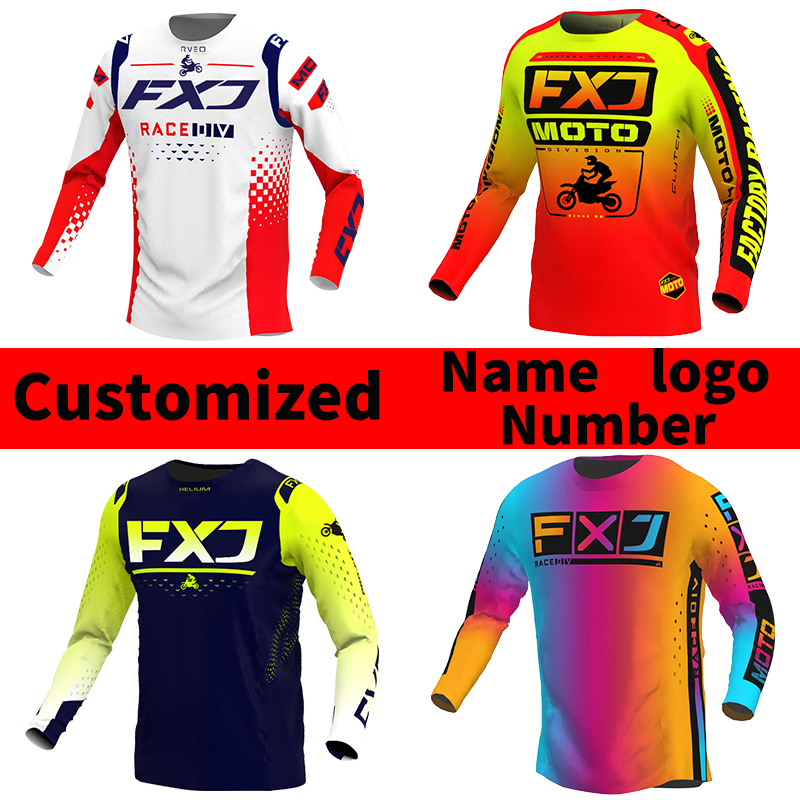 Mountain Biking Videos - FXJ Motocross-Trikot Off-Road-MX-Trikots weiß Dirt Bike