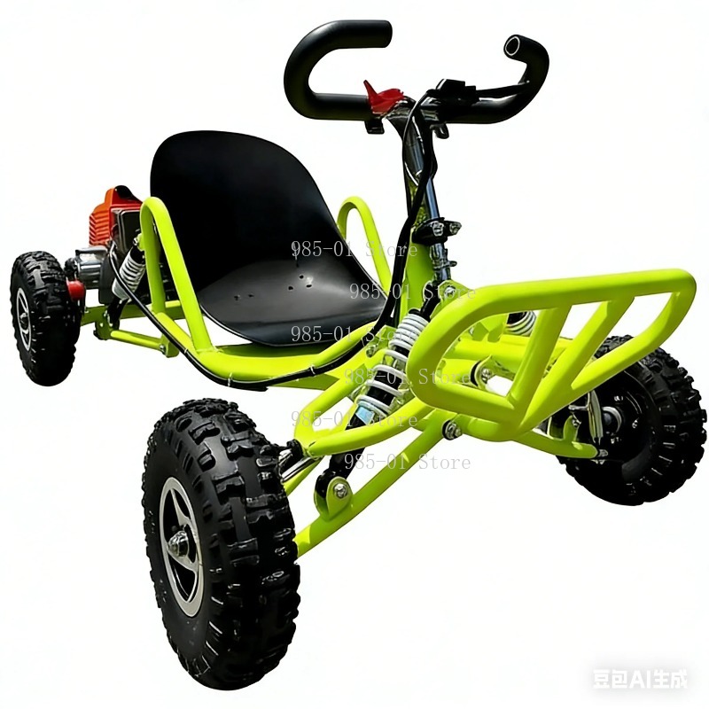 Mountain Biking Kids - Allterrain-Offroad-Kart, 2-Takt-Rallye-Mountainbike für Erwachsenenrennen & Kinder-Stranddrift