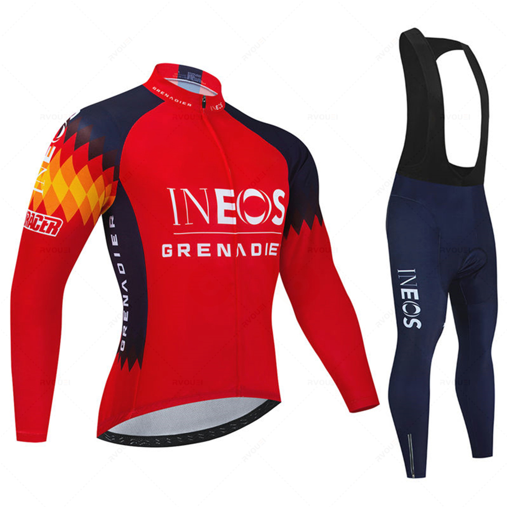 Mountain Biking Sport - Ineos Team Herren Frühling Sport Radtrikot