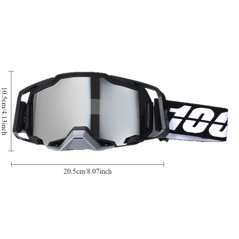 Mountain Biking Definition - Unisex Motorrad-Offroad-Fahrbrille, Sand- und Windschutz, Hochauflösende
