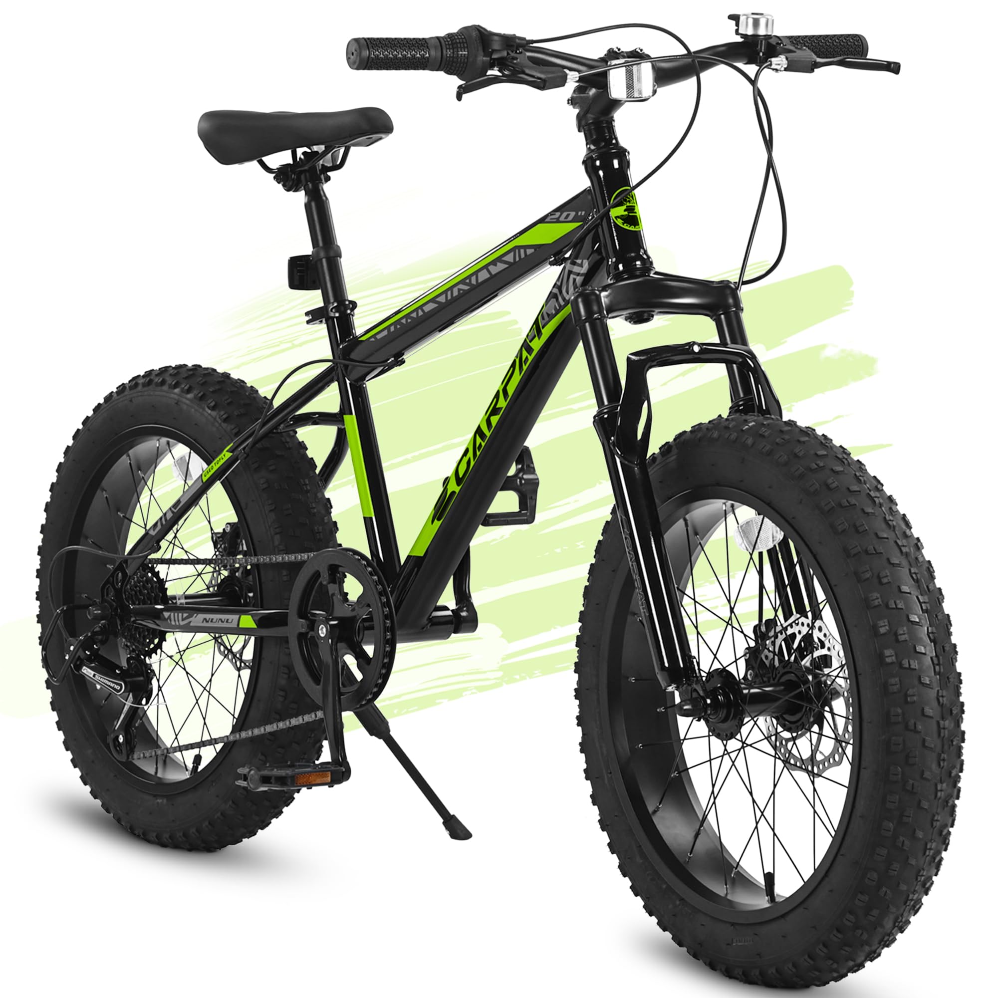 Mountain Biking Kids - 20 Zoll Kinder-Mountainbike 7-Gang Doppelscheibenbremse Vorderradaufhängung