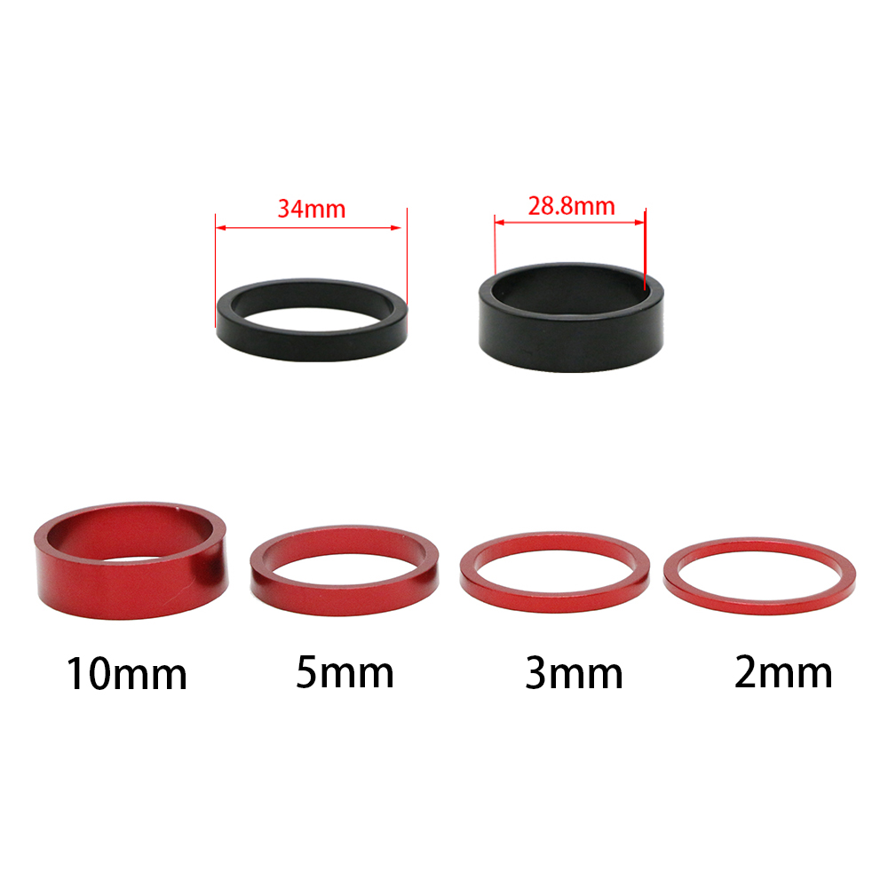 6 Teile/satz 10mm MTB Rennrad  – Handlebar Riser Stem Bewertung und Preis
