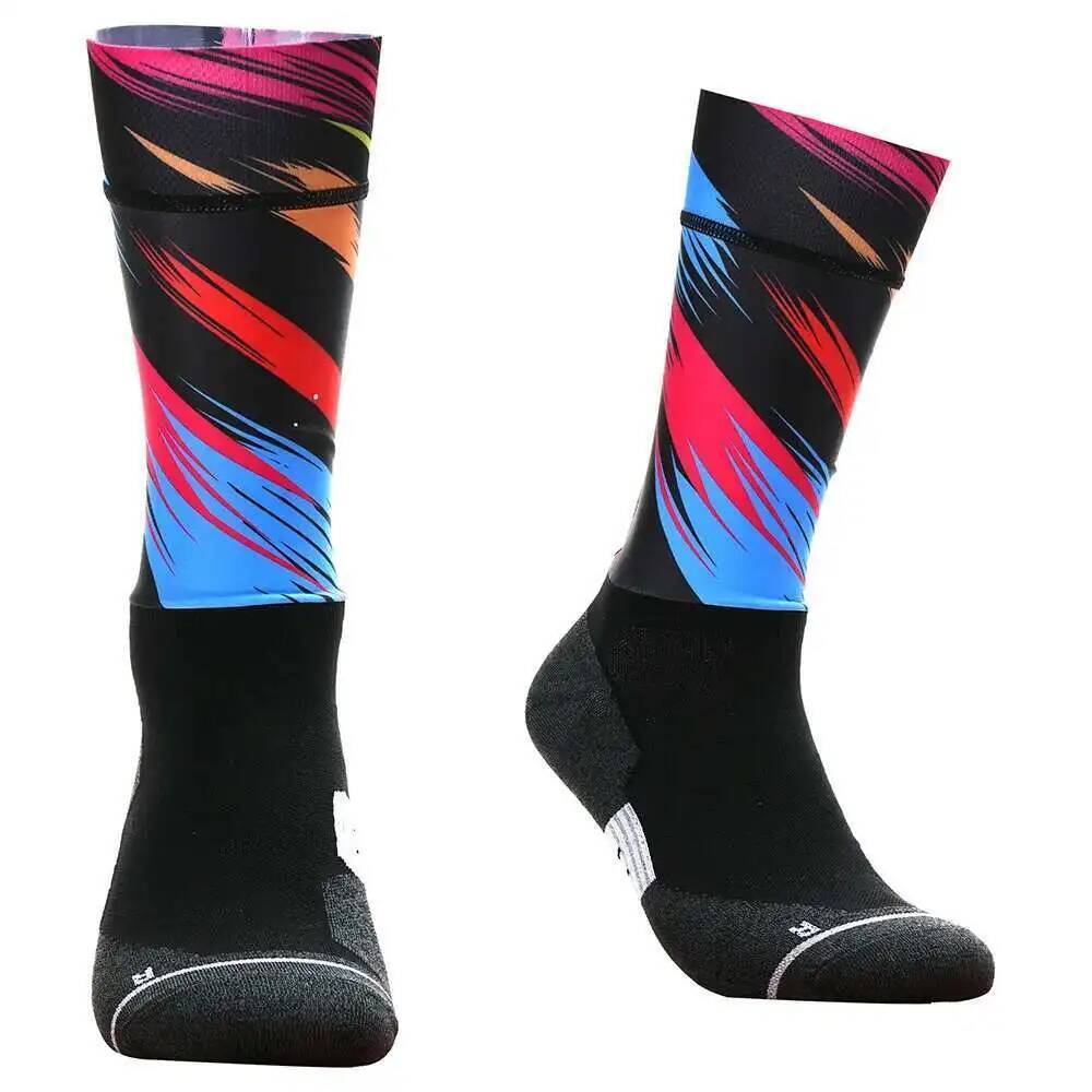 Lebendige geometrische Radsock – Mountain Biking Socks Bewertung und Preis