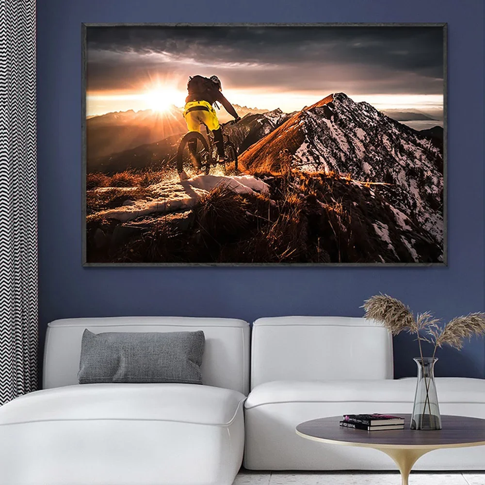 SP080 Wandposter aus Seidentuc – Mountain Biking Movies Bewertung und Preis